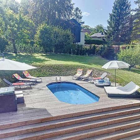 Appartement Moderne Avec Terrasse Et Piscine A Chatel Sur Bex Exterior foto