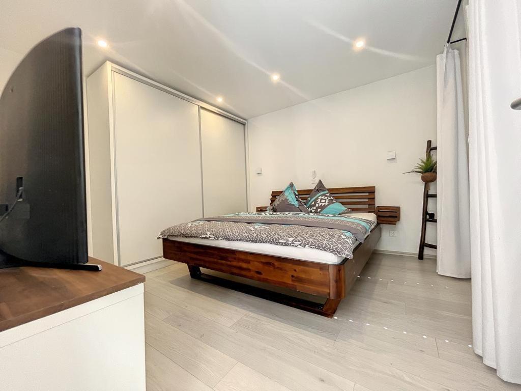 Appartement Moderne Avec Terrasse Et Piscine A Chatel Sur Bex Exterior foto